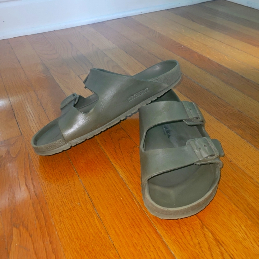 Birkenstock Tactical Green EVA Slides sz. 10 Men's